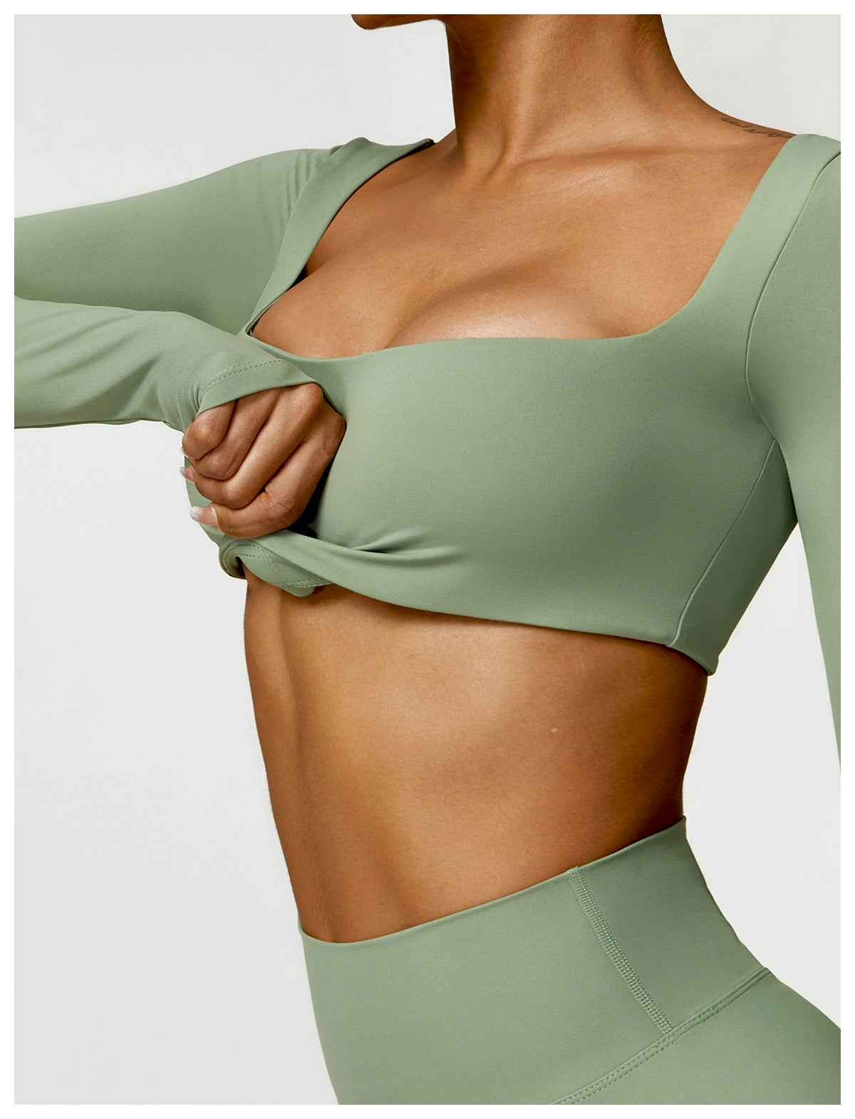 High Waisted Two-Piece Set