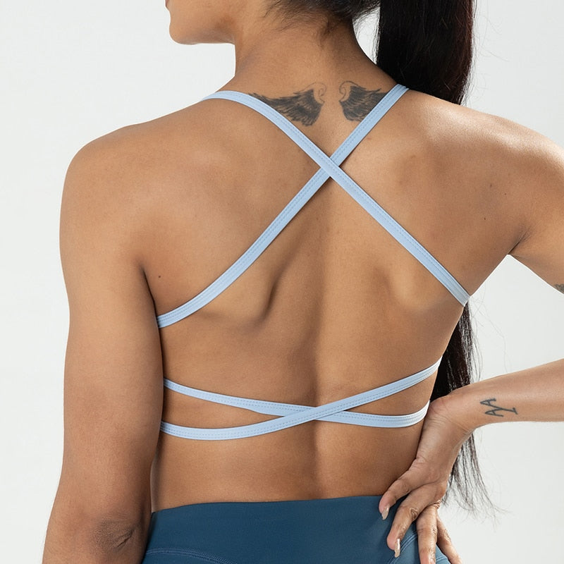 Seamless Open Back Sports Top