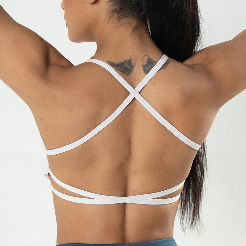 Seamless Open Back Sports Top