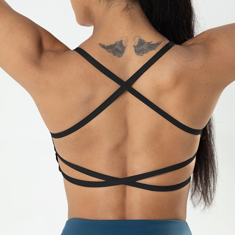 Seamless Open Back Sports Top